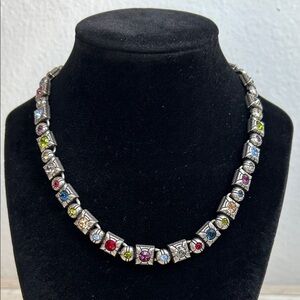 Patricia Locke Multicolor Crystal Necklace